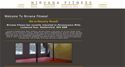 Desktop Screenshot of nirvana-fitness.com